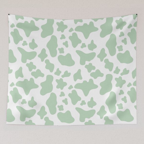 Item preview, Green cow print pattern, mooo designed and sold by BOSHIRT.