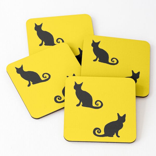 Item preview, Yellow and Black cat print designed and sold by DemonicGloom.