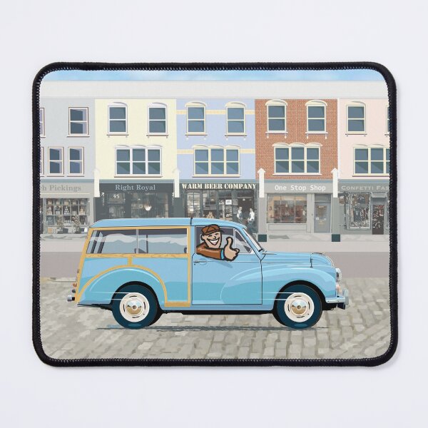 Item preview, Morris Minor Traveller in Bermuda Blue designed and sold by Bigs66.