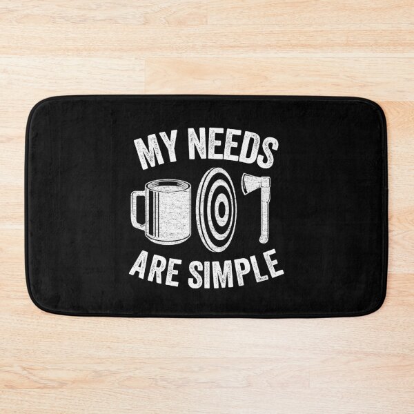 Item preview, Axe Throwing Coffee Gift Funny My Needs Are Simple designed and sold by Stronzi.