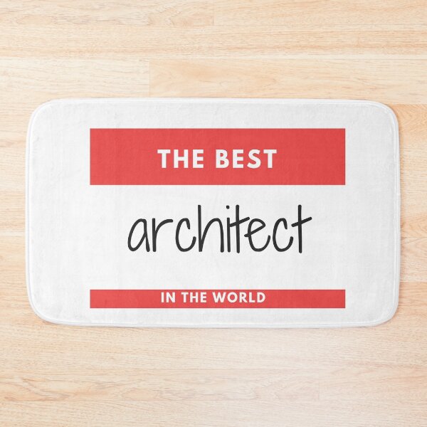 Item preview, The best Architect in the world - Architecture name tag designed and sold by SLGA-Designs.