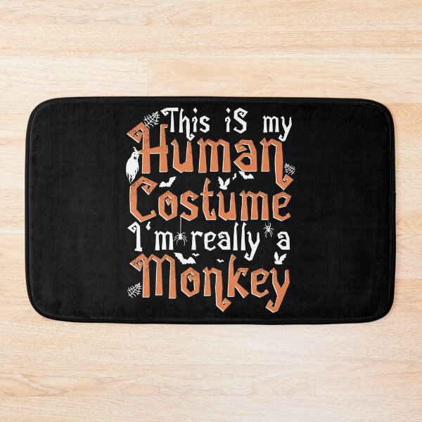 Item preview, This Is My Human Costume I'm Really A Monkey - Halloween print designed and sold by theodoros20.