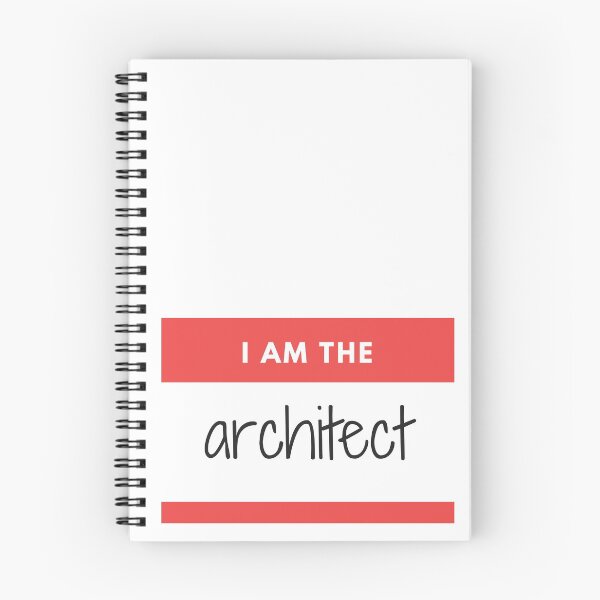 Item preview, I am the Architect - Architecture name tag designed and sold by SLGA-Designs.