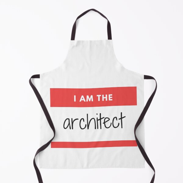 Item preview, I am the Architect - Architecture name tag designed and sold by SLGA-Designs.