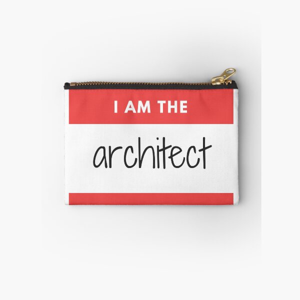 Item preview, I am the Architect - Architecture name tag designed and sold by SLGA-Designs.
