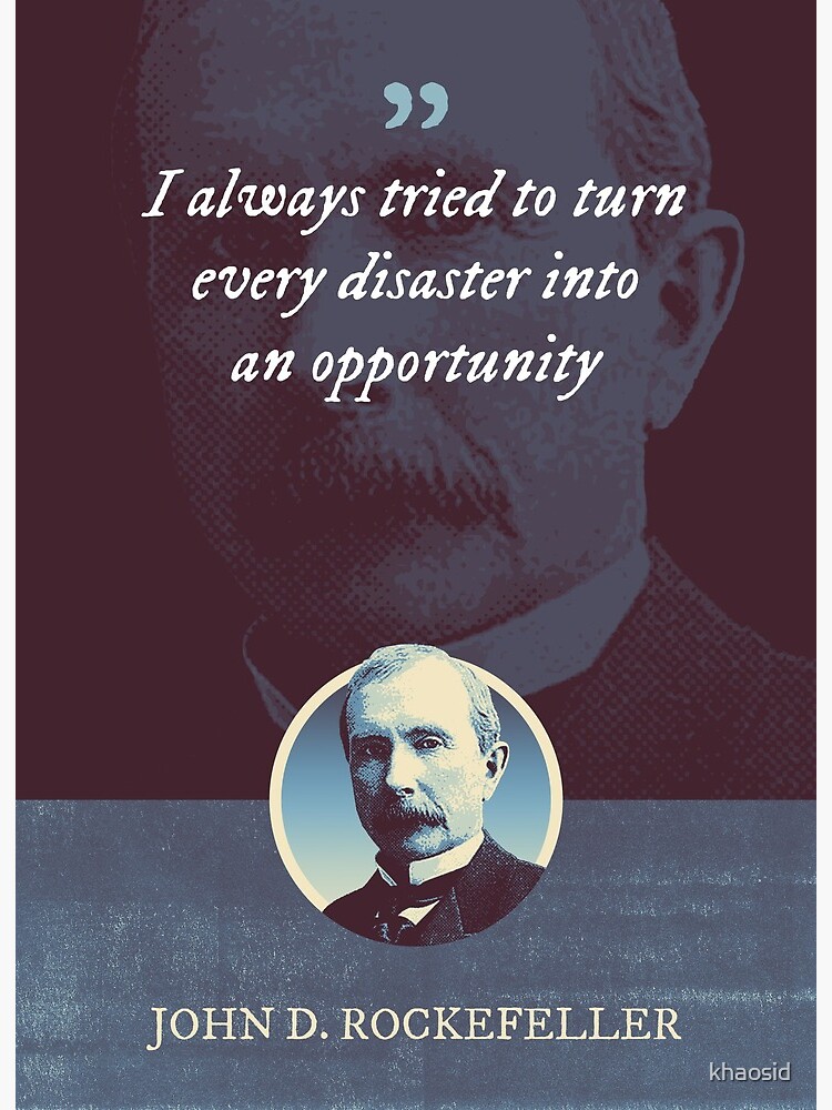 John D. Rockefeller Art Print