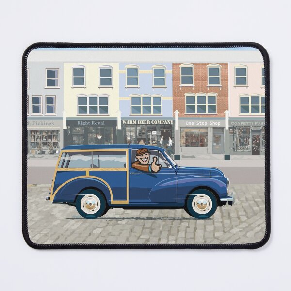 Item preview, Morris Minor Traveller in Trafalgar Blue designed and sold by Bigs66.