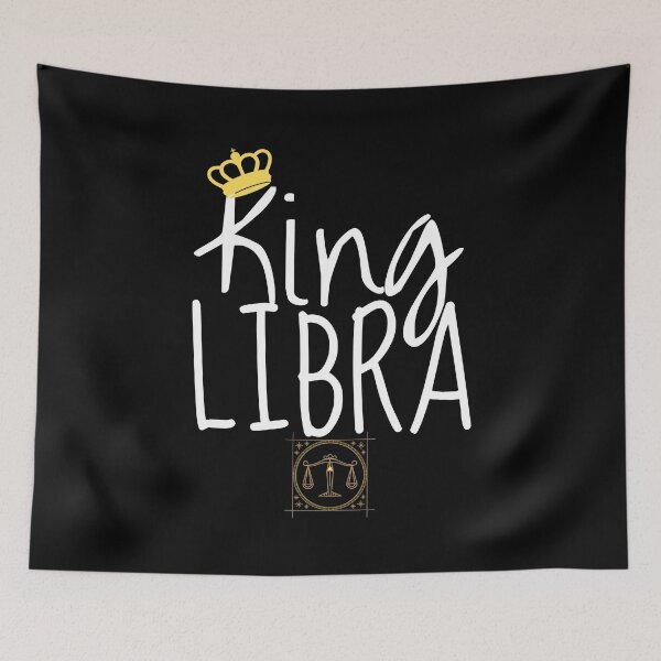 Item preview, I am a Libra King - Libra Zodiac Design designed and sold by Vibing-Right.