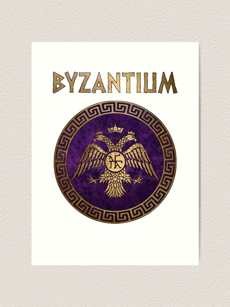 Byzantium Byzantine Empire Symbol of Constantinople Art Print for