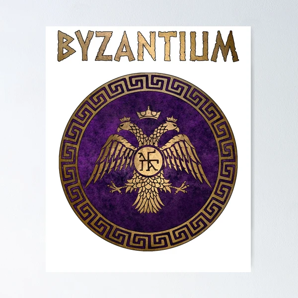 Byzantium Byzantine Empire Symbol of Constantinople Poster for Sale by  WarlordApparel