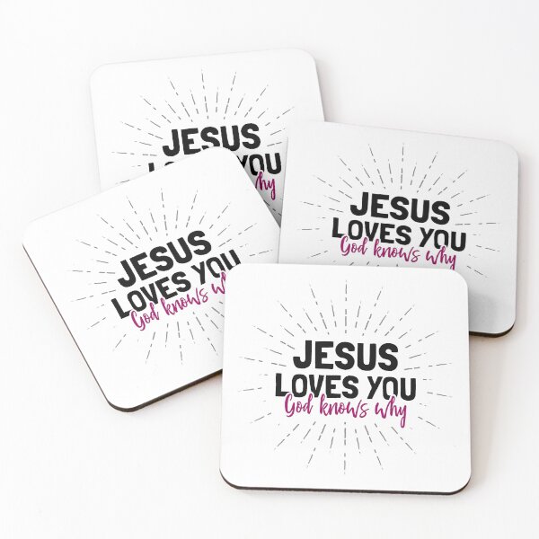 Item preview, Jesus Loves You - Funny Christian Quote designed and sold by SpoofTShirts.