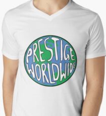 Prestige Worldwide logo - Step Brothers Movie Men's V-Neck T-Shirt