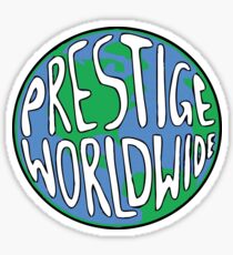 Prestige Worldwide logo - Step Brothers Movie Sticker