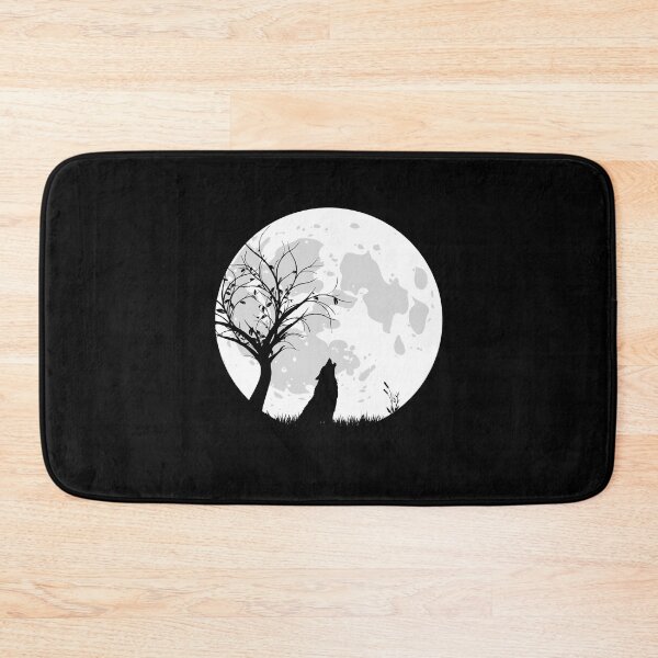 Item preview, Wolf howling in the full moon designed and sold by INSOMNIAC101.