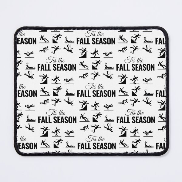 Item preview, Tis the Fall Season Roller Skaters Falling Funny Autumn 3x3 designed and sold by KreativeLaedy.