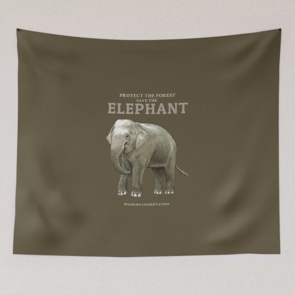 Item preview, The Elephant Wildlife Conservation designed and sold by KewaleeTee.