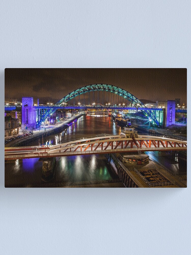 "Tyne Bridges" Canvas Print for Sale by EborImages Redbubble