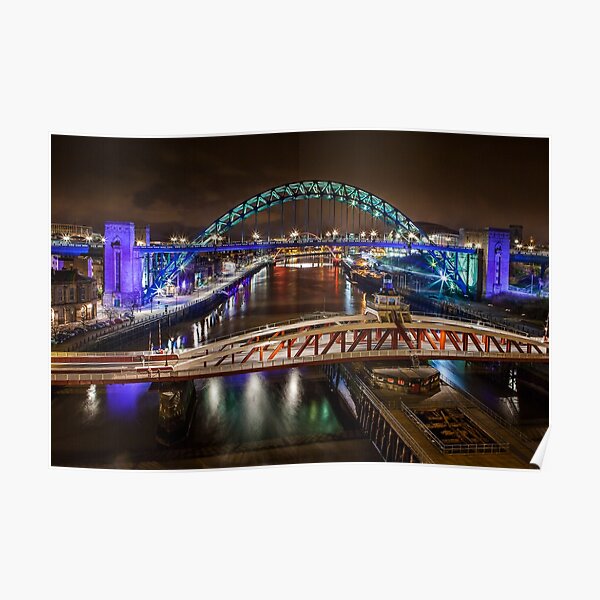 Tyne Bridges Poster