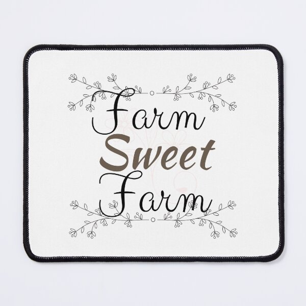 Item preview, Farm Sweet Farm Script Text & Motif Design designed and sold by EarthArtDesigns.