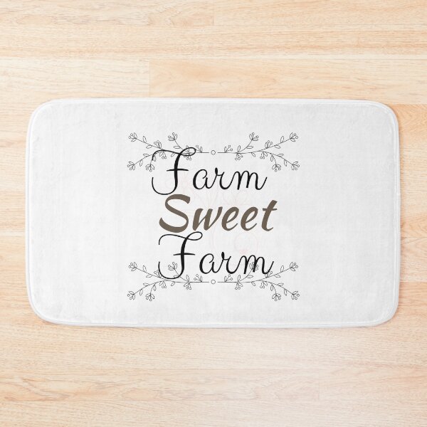 Item preview, Farm Sweet Farm Script Text & Motif Design designed and sold by EarthArtDesigns.