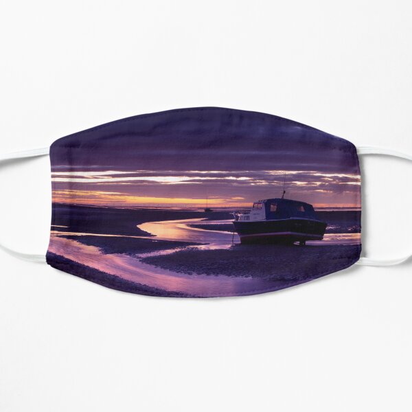 Meols Shore Sunset Streams Flat Mask