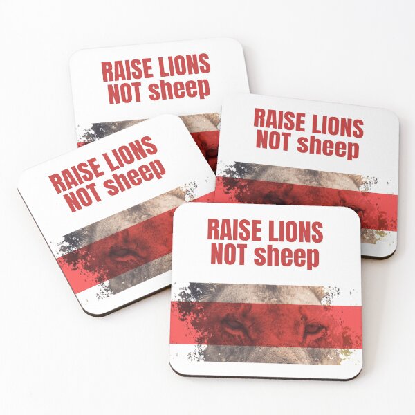 Item preview, Raise lions, not sheep designed and sold by MaxrepublicArt.