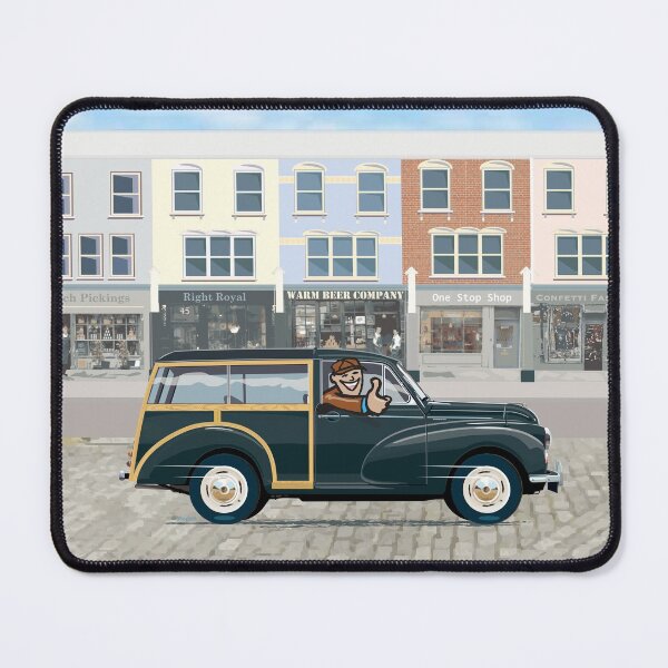 Item preview, Black Morris Minor Traveller designed and sold by Bigs66.