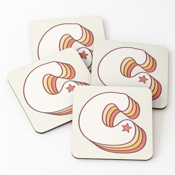 Item preview, Letter C Retro designed and sold by OkihanaShop.