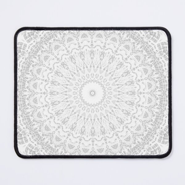 Item preview, Grey Threads Mandala designed and sold by Kelly Dietrich Mandala & Fractal Art.