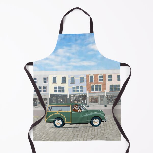 Item preview, Morris Minor Traveller in Almond green designed and sold by Bigs66.