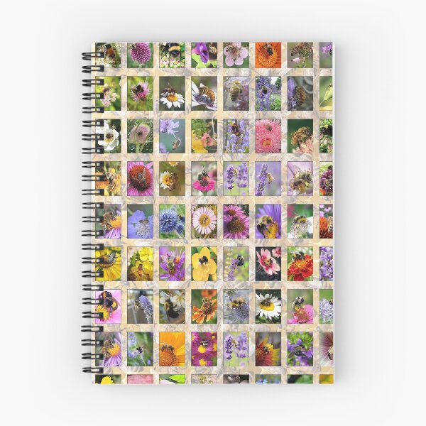 Item preview, Bees in Flowers designed and sold by Montage-Madness.