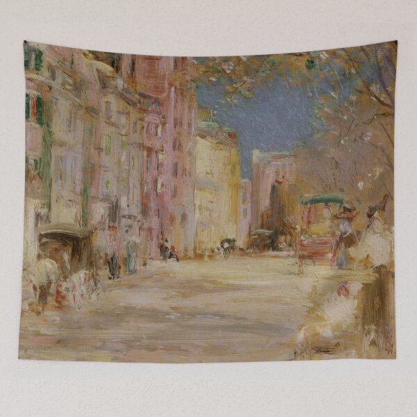 Item preview, Edward Mitchell Bannister Boston Street Scene Boston Common designed and sold by DiscoGypsyFish.