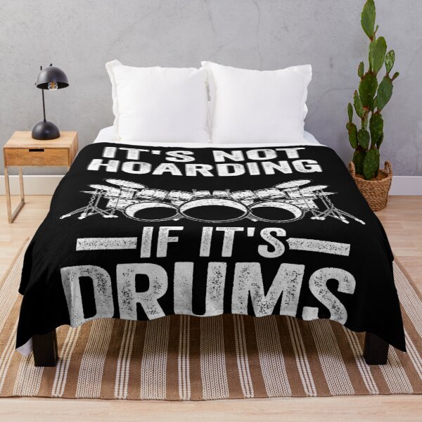 Item preview, It's Not Hoarding If It's Drums Drummer Funny Gift designed and sold by Stronzi.