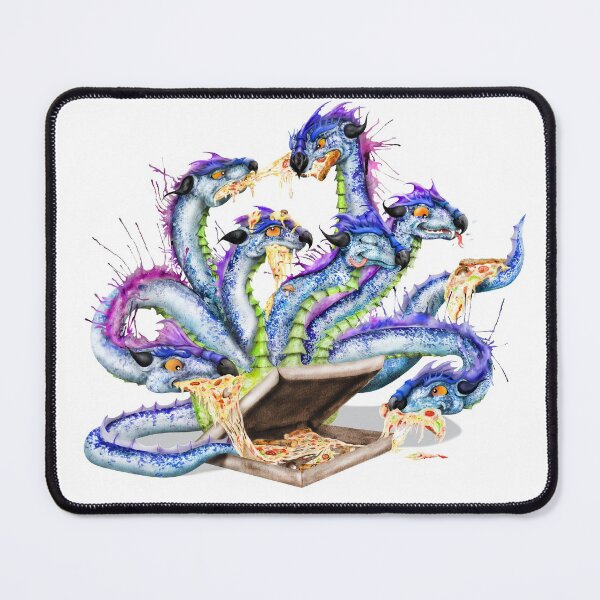 Item preview, Pizza Mythology | Cartoon Hydra  designed and sold by Snootrac.