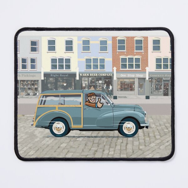 Item preview, Morris Minor Traveller in Smoke Grey designed and sold by Bigs66.