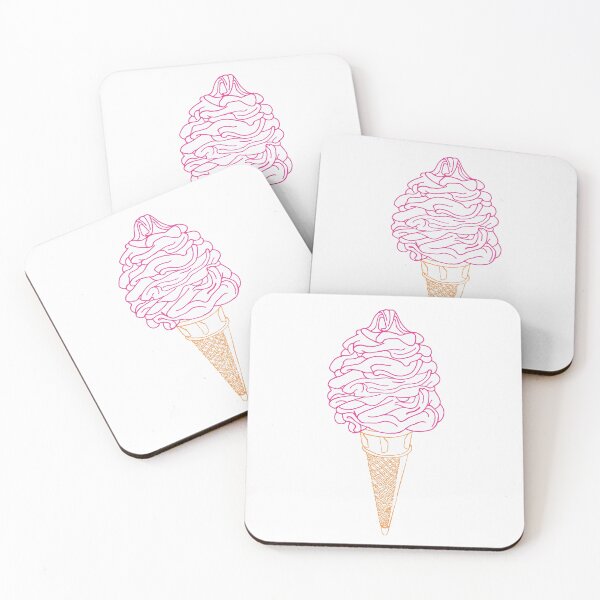 Item preview,  Strawberry Icecream Cone Soft Serve Whippy designed and sold by Ciara Shortall.