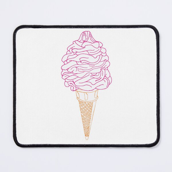 Item preview, Strawberry Icecream Cone Soft Serve Whippy designed and sold by Ciara Shortall.