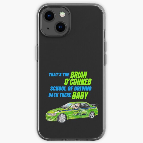 Brian O'Conner School of Driving { Fast and furious Paul Walker's Evo } iPhone Flexible Hülle