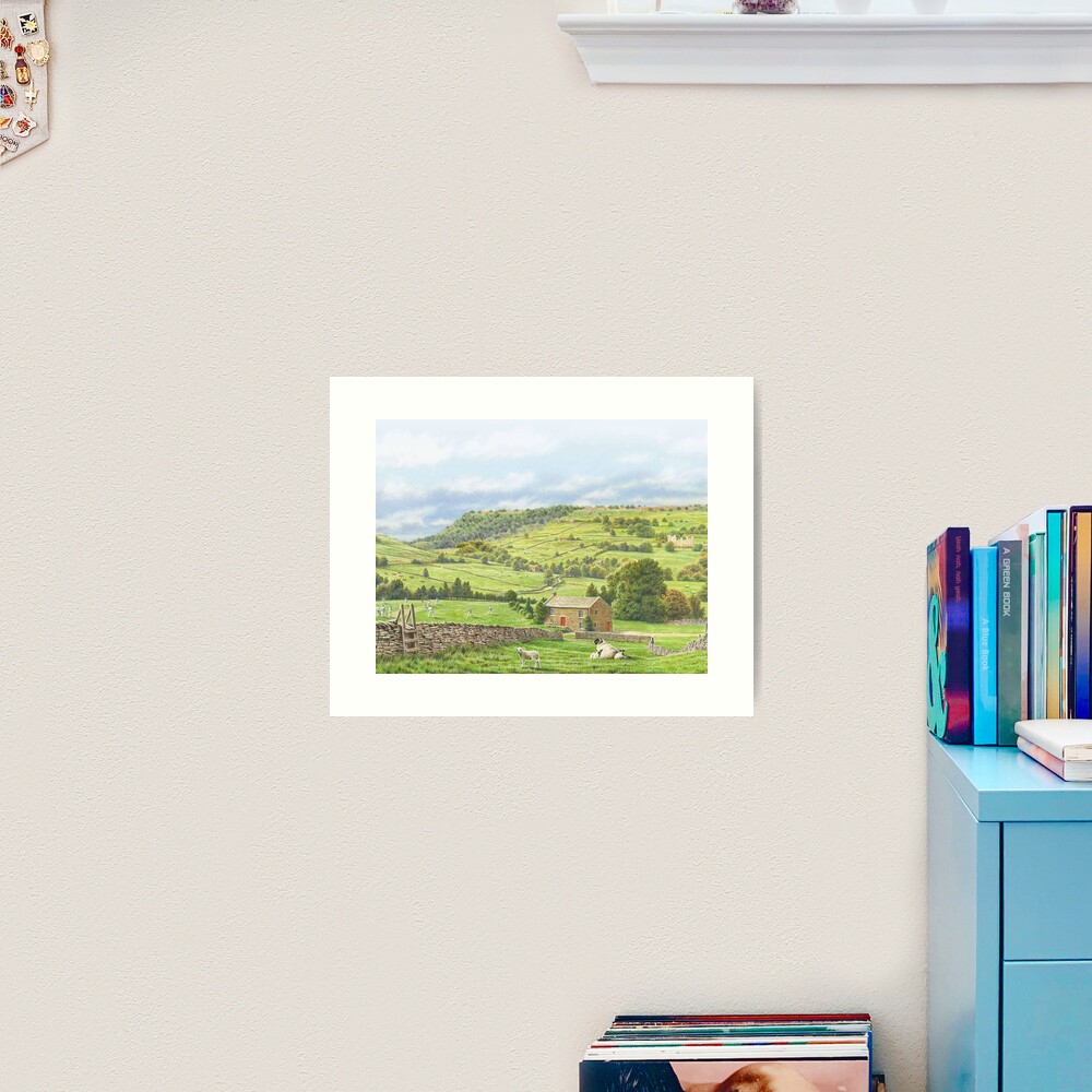 Yorkshire Tea landscape with logo Art Board Print for Sale by