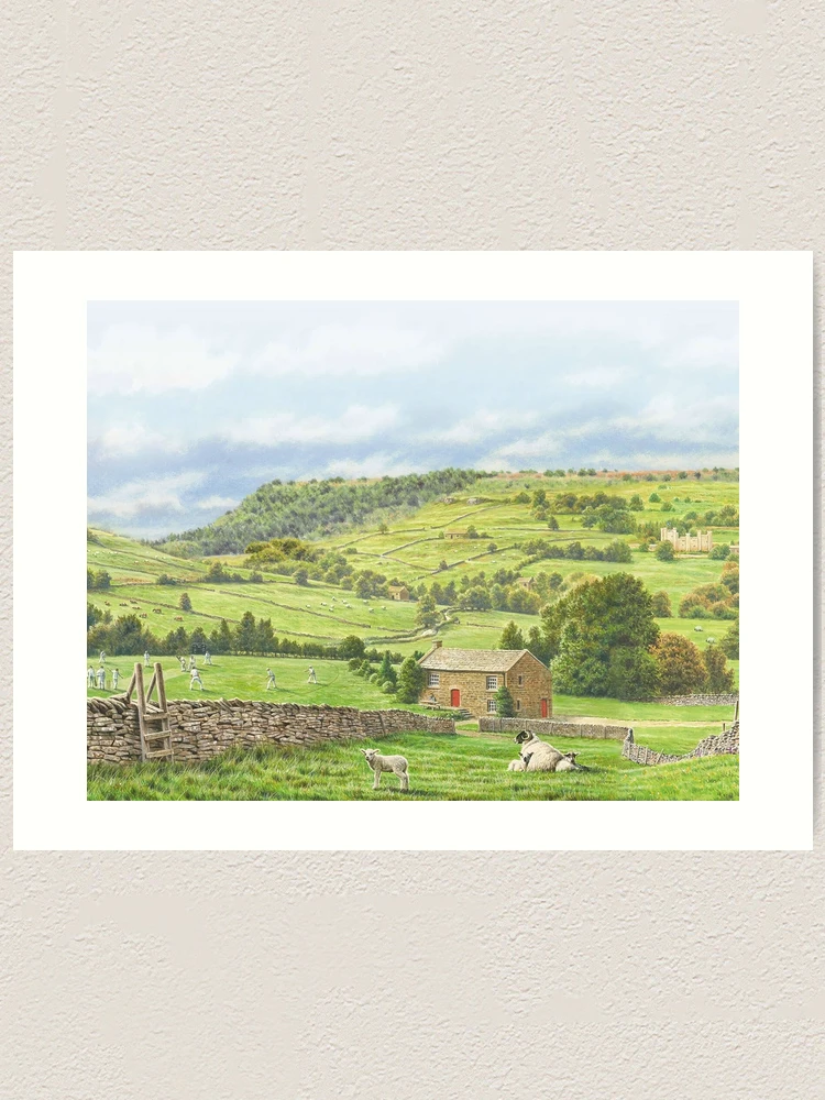 Yorkshire Tea landscape with logo Art Board Print for Sale by Yorkshire-goods