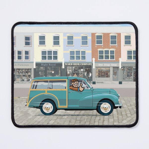 Item preview, Morris Minor Traveller in Aqua designed and sold by Bigs66.