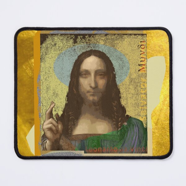 Item preview, Leonardo Da Vinci's Salvator Mundi (Pop Art by ACCI) Portrait designed and sold by VanyssaGraphics.
