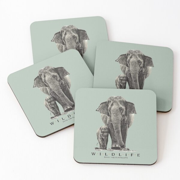 Item preview, Save The Beautiful Wildlife Elephant designed and sold by KewaleeTee.