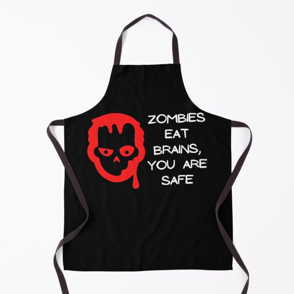 Item preview, Zombies eat brains, you are safe - Red designed and sold by FlyingTreg.