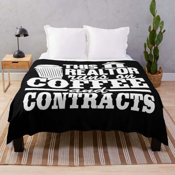 Item preview, This Realtor Runs on Coffee & Contracts Real Estate Agent Funny designed and sold by Stronzi.