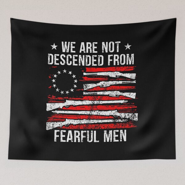 Item preview, We are not descended from fearful men designed and sold by shopKiTymac.