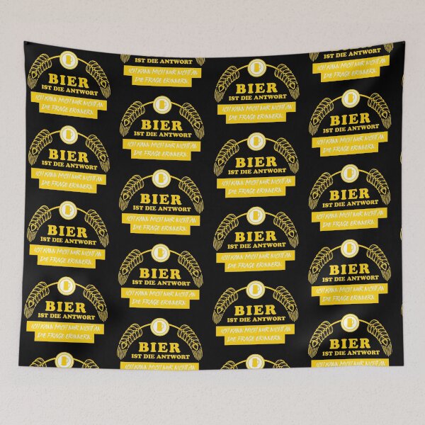 Item preview, Bier ist die Antwort designed and sold by nektarinchen.