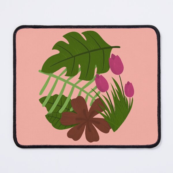 Item preview, two flowers and two leaves designed and sold by karyavna.