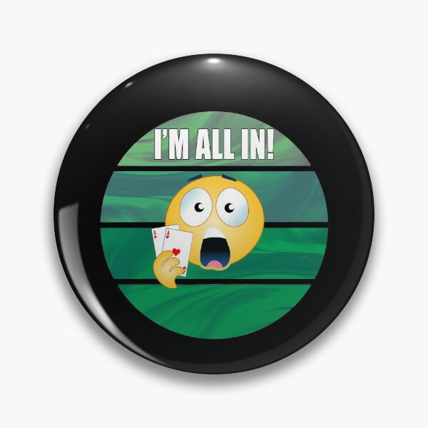 Item preview, I'm all in! - funny poker design designed and sold by CarrieTDesigns.