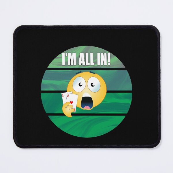Item preview, I'm all in! - funny poker design designed and sold by CarrieTDesigns.